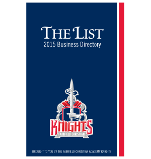 The List - Business Directory - 2015
